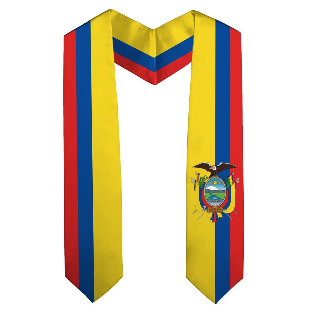 1446 National Graduation Stole Sash for Study Aboard Students Adult Unisex